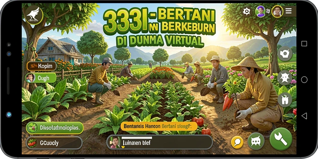 Screenshot gameplay <strong>333I</strong> menunjukkan aksi bertani yang seru dan grafis yang memukau.