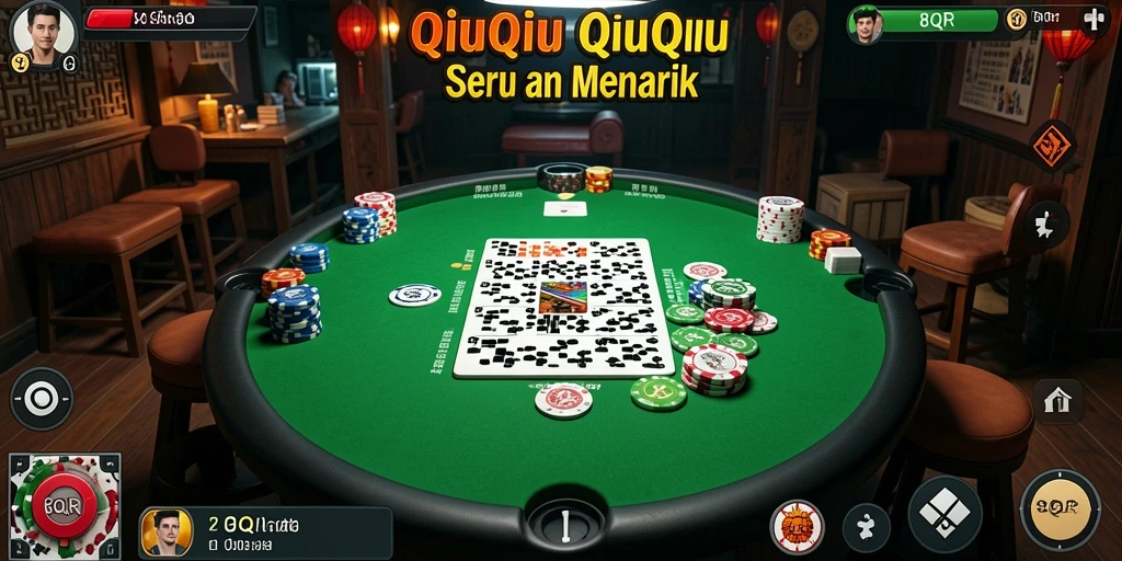 Gameplay seru QiuQiu dalam 8QR yang menarik.