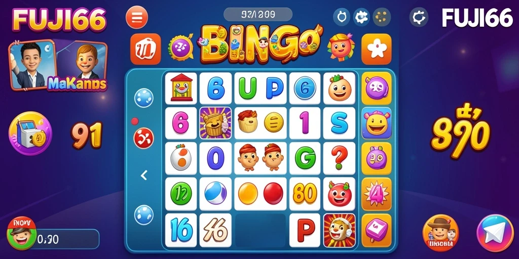 Menampilkan gameplay menarik dan fitur Bingo yang seru.