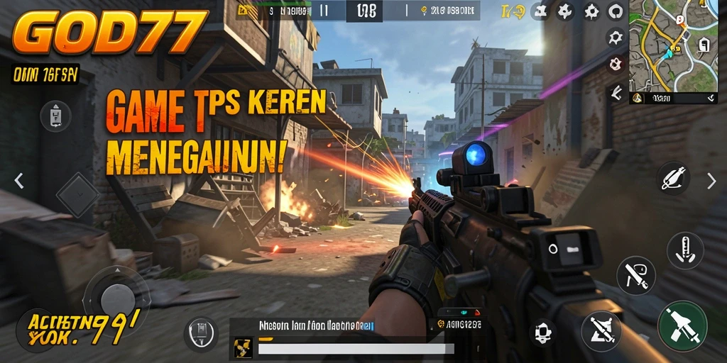 Screenshot menunjukkan aksi seru dalam pertempuran TPS.