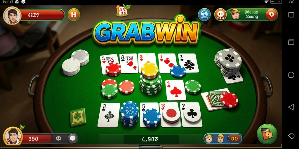 Tangkapan layar game GRABWIN menunjukkan keseruan bermain Gaple.
