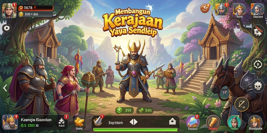 Tampilan gameplay menegangkan dalam ID678 dengan strategi pertempuran yang menarik.