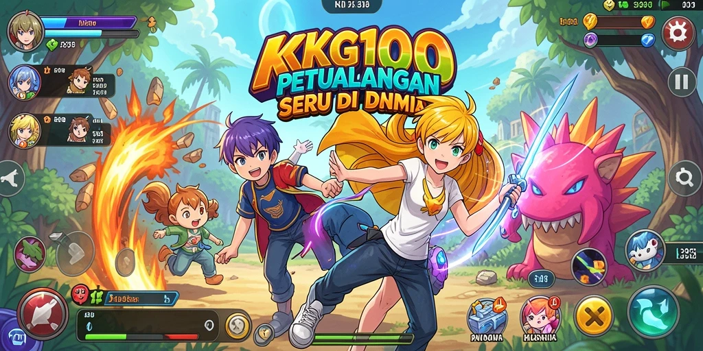 Tampilan menarik dari gameplay KPK100 yang penuh aksi.