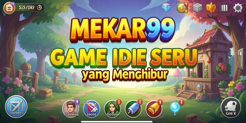 Tampilan gameplay MEKAR99 yang menakjubkan dan menyenangkan.