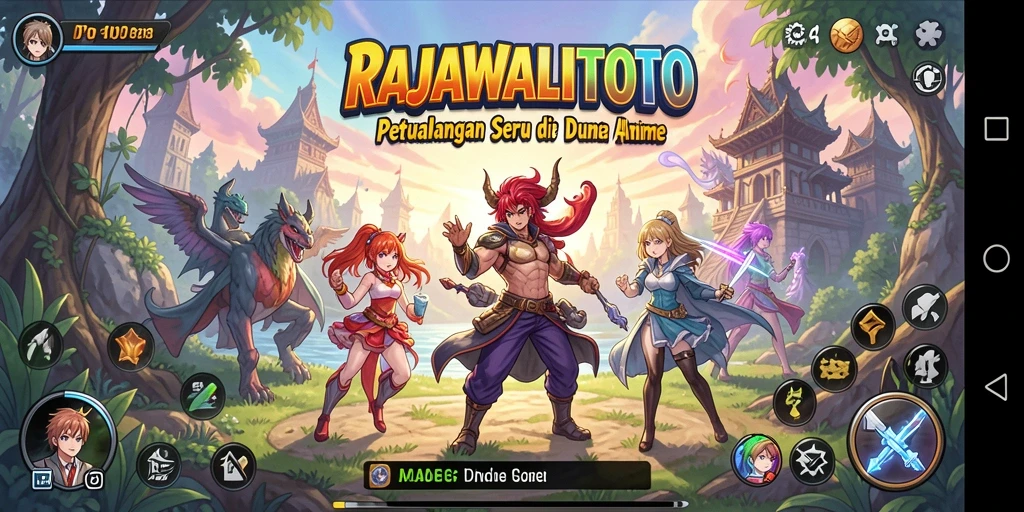 Screenshot dari RAJAWALITOTO yang menunjukkan aksi seru dalam game Anime.