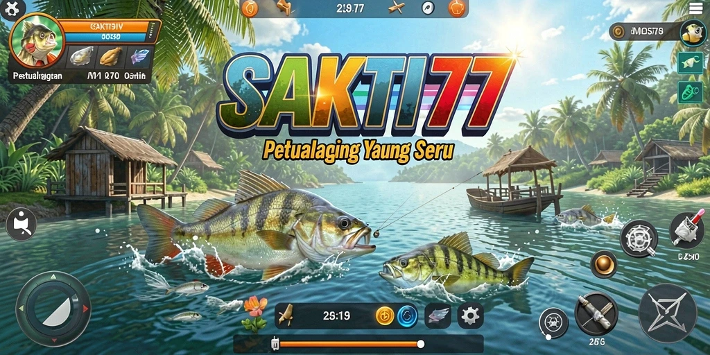 Tangkapan ikan besar di laut dengan grafis menakjubkan.