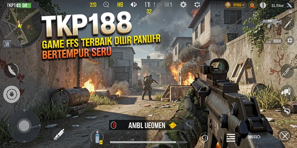 Gameplay seru TKP188 dengan aksi tembak-menembak yang intens.